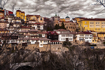 The old town before the storm