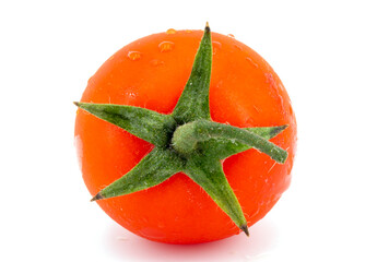 sicilian red tomato on white