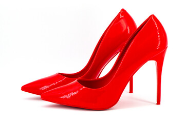 red heel shoes
