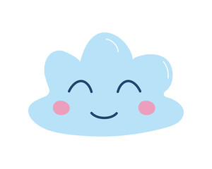 kawaii cloud doodle