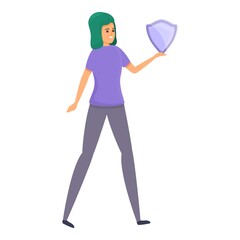 Personal privacy icon. Cartoon of Personal privacy vector icon for web design isolated on white background