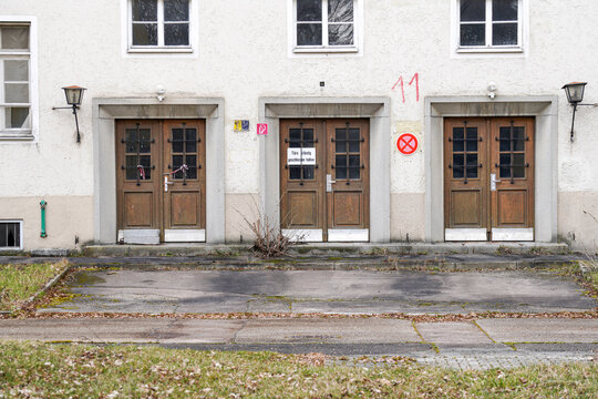 German military barracks in Bavaria Regensburg photographed before the demolition on March 21