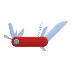 Multitool swiss icon. Cartoon of Multitool swiss vector icon for web design isolated on white background