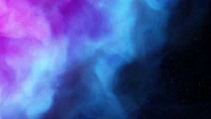 Space background with realistic nebula and shining stars. Colorful cosmos with stardust and milky way. Magic color galaxy. Infinite universe and starry night. 3d render
