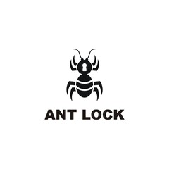 Ant key hole logo design