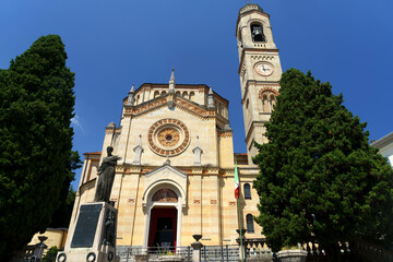 Old church at Tremezzo, Italy