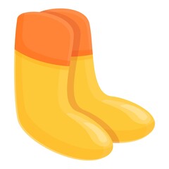 Winter socks donation icon. Cartoon of Winter socks donation vector icon for web design isolated on white background