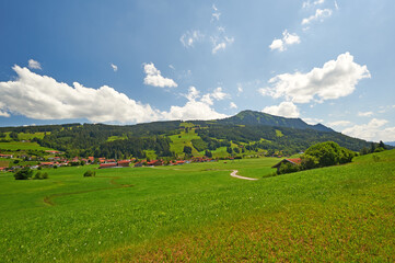Fototapeta na wymiar Grünten im Oberallgäu