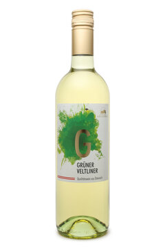 ST. PETERSBURG, RUSSIA - MARCH 08, 2021: Bottle of Schloss Raggendorf Klecks, Gruner Veltliner, Austria