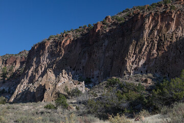 Fototapeta na wymiar Bandelier National Monument in New Mexico