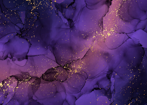 Luxury Purple Gold Elegant Background Graphic by Rafanec  Creative Fabrica
