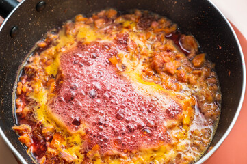 ブラッドオレンジのジャム　手作り