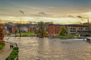 Historic city center of Bydgoszcz, Poland. 