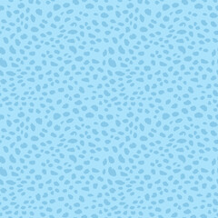 Abstract modern leopard seamless pattern. Animals trendy background. Blue decorative vector stock illustration for print, card, postcard, fabric, textile. Modern ornament of stylized skin