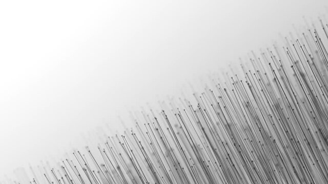 Abstract Technology Background With Pinhead Patterns Looping/ 4k animation of an abstract technology background with moving lines and dots for network digital data concept and communication seamless l