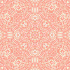 Muslim traditional mosaic vector seamless pattern. Textile patchwork design. Classic spanish motif. Pottery print design. Star symmetry composition.