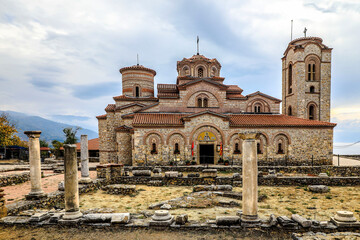 Fototapeta na wymiar Plaosnik and St. Clements Curch, North Macedonia, Europe