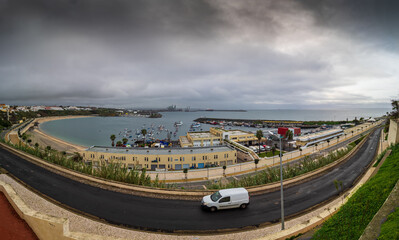 A panorama of the port of Sines