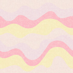 Curve lines ribbons wavy seamless pattern.