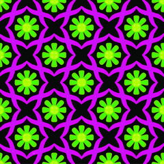  Geometric vector pattern with triangular elements. Seamless abstract ornament for wallpapers and backgrounds. 