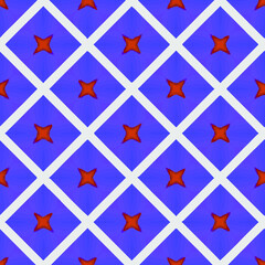  Geometric vector pattern with triangular elements. Seamless abstract ornament for wallpapers and backgrounds. 