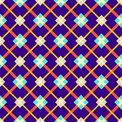  Geometric vector pattern with triangular elements. Seamless abstract ornament for wallpapers and backgrounds. 