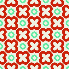  Geometric vector pattern with triangular elements. Seamless abstract ornament for wallpapers and backgrounds. 