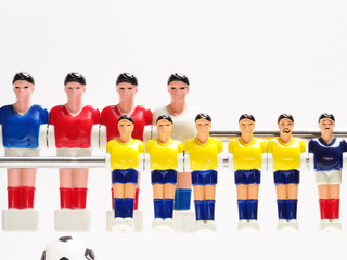 Obraz premium foosball game table plastic toy sport