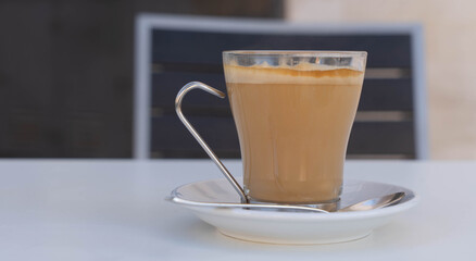 Café con leche para acompañar todo tipo de comida