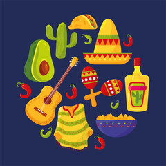 mexican icons around
