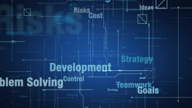 project management concept animation video