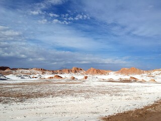 snow covered mountains