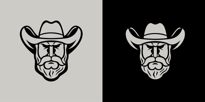 COBOY HEAD MASCOT LOGO