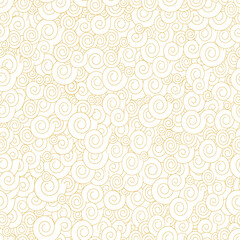 Abstract white-gold color seamless background in chinese style.