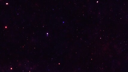 Stars in the night sky nebula and galaxy