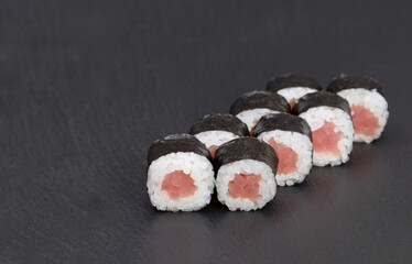 Sushi Rolls Tekka Hosomaki with Rice, TUNCIS