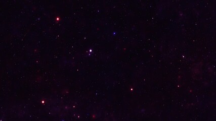 Stars in the night sky nebula and galaxy