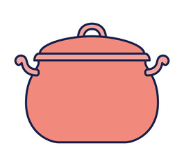 red cooking pot