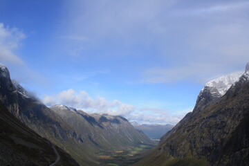 Naklejka premium Trollstigen, Noruega. La carretera de los trolls.