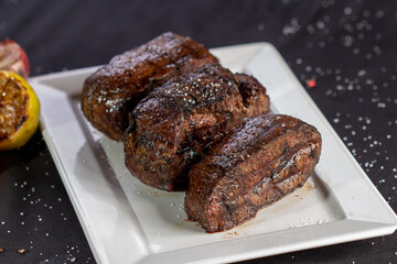 Beef fillet rump steak