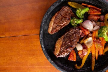 Beef fillet rump steak