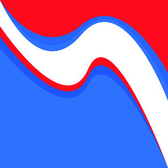 Abstract blue red pattern background vector