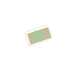 dp handwritten logo for identity