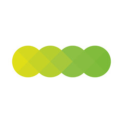 Abstract pixelized mosaic logo design