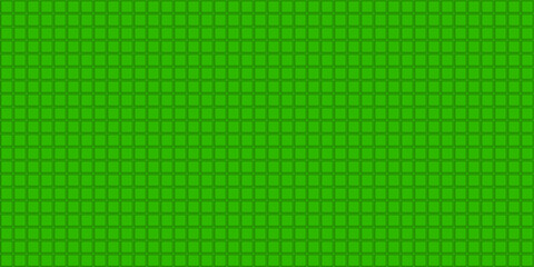 Green squares background. Mosaic tiles pattern. Seamless vector illustration.