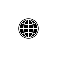 Fototapeta na wymiar Globe web icon vector for web, computer and mobile app