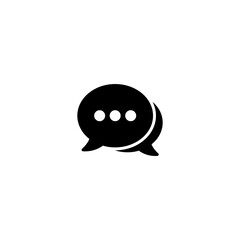 Chat icon vector for web, computer and mobile app