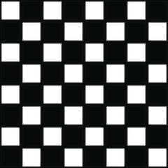 Black and white mosaic background. Vector illustration. Chessboard.