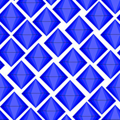 Obraz premium pattern, abstract, seamless, texture, design, wallpaper, geometric, blue, metal, square, green, decoration, white, graphic, wall, triangle, tiles, black, shape, illustration, structure, architecture, 