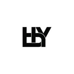 tby letter original monogram logo design